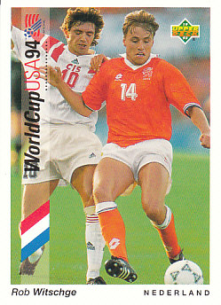 Rob Witschge Netherlands Upper Deck World Cup 1994 Preview Eng/Ger #14